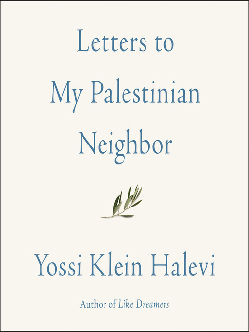 Cover image for Letters to My Palestinian Neighbor